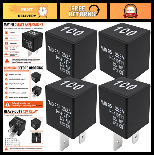 100 relay 12v - 100, spst